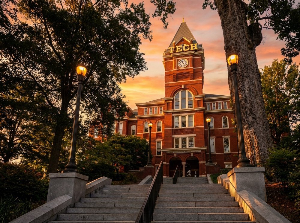 University campus building requiring GPR scanning