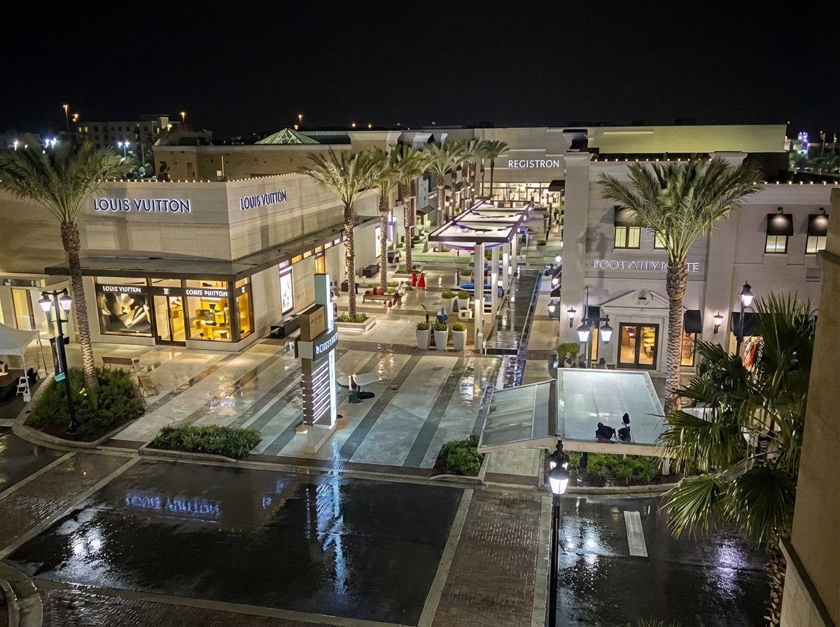 Retail construction at St. Johns Town Center Jacksonville